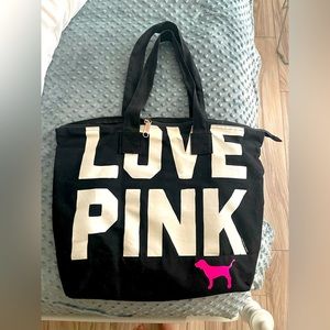 Love PINK tote bag